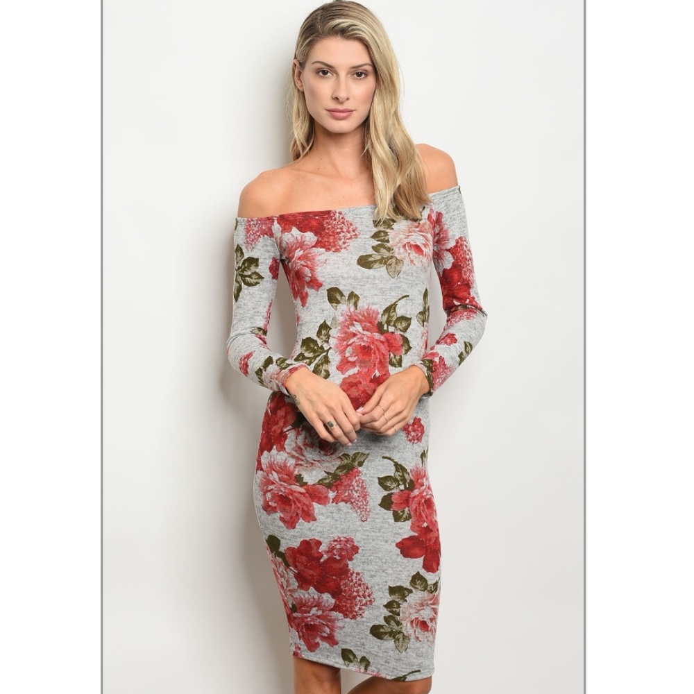 🤩💖Sophia floral midi dress